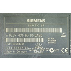 Siemens Simatic S7-400 AI 8x14bit U/I/RTD 6ES7 431-1KF10-0AB0 6ES7431-1KF10-0AB0