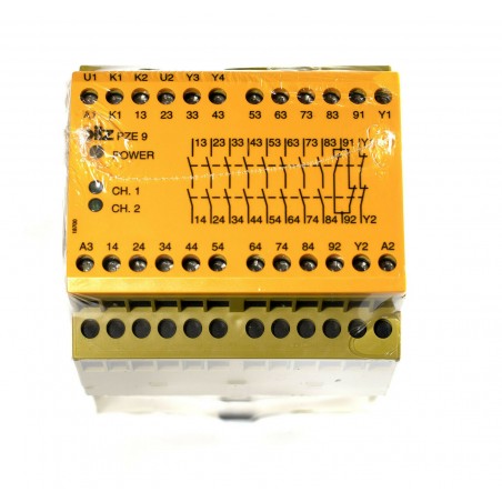 PILZ industrial safety relay PZE 9 24VDC 8N/O 1N/C PZE9 24VDC8N/O1N/C 774150