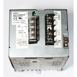 Omron 200-240V AC to 24V 14A DC switch mode din rail power supply S8JX-G30024CD