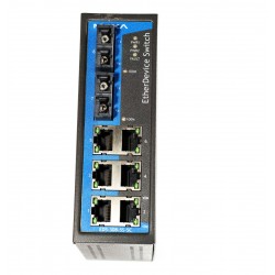 Moxa EDS-308-SS-SC industrial ethernet switch 6 10/100BaseT(X) ports 2 100BaseFX