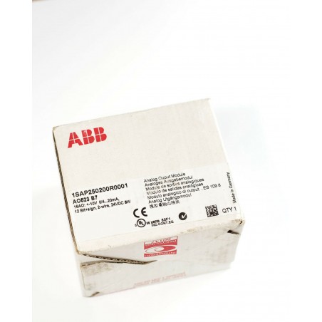 ABB Analog Output Module 16AO, U/I 12bit+sign,24VDC,2/3-w. AO523 1SAP250200R0001