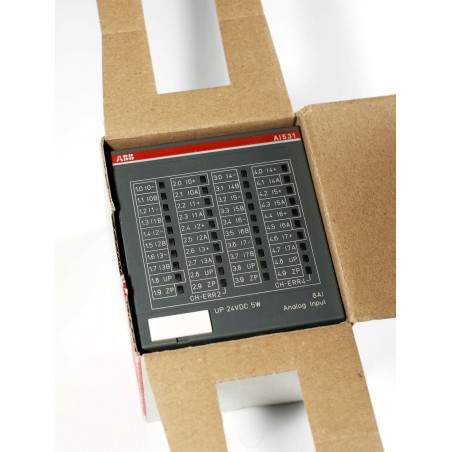 ABB Analog Input Module 8AI, U/I/RTD Thermocoupler J,K,T,N AI531 1SAP250600R0001