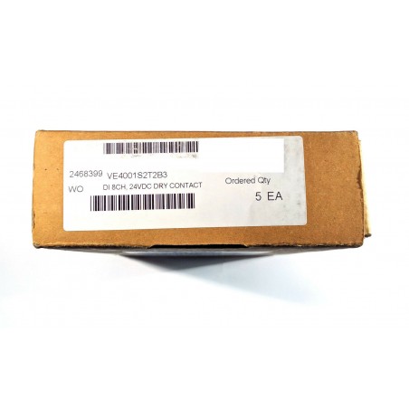 Emerson DeltaV 8 DI 24 VDC dry contact input module KJ3201X1-BA1 VE4001S2T2B3