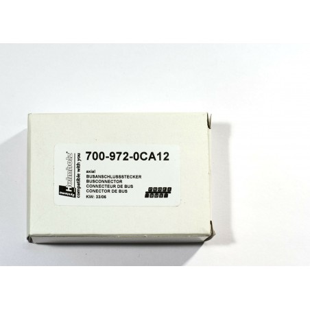 NEW Helmholz PROFIBUS connector in metal housing 700-972-0CA12 straight