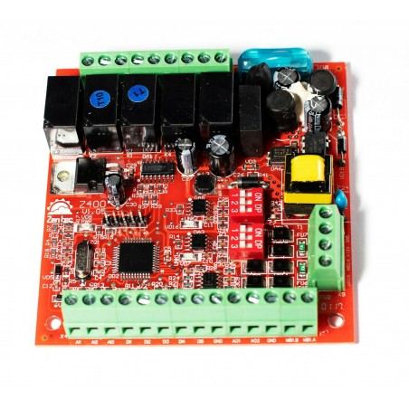 Zentec Z400 industrial PLC for HVAC based on pic18F46K22 with MODBUS RS-485
