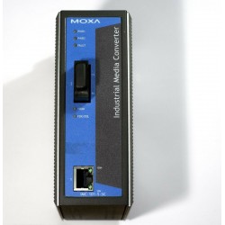 Moxa IMC-101-S-SC industrial Ethernet-to-fiber media converter profinet PNIE