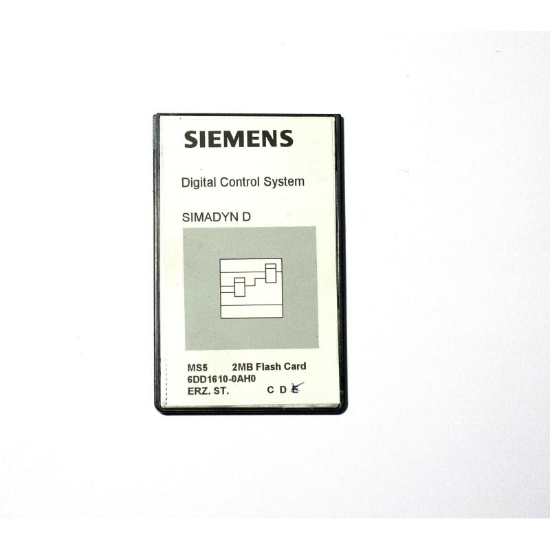 Siemens SIMADYN D 6DD1610-0AH0 MEMORY SUBMODULE MS5 32BIT, 2MB FLASH-EPROM