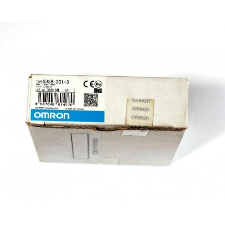 Omron Ultra Slim Safety Relay Unit 3PST-NO 3 safety contacts G9SB-301-D