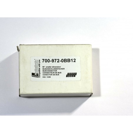 NEW Helmholz PROFIBUS connector in metal housing 700-972-0BB12 corner 90 degree