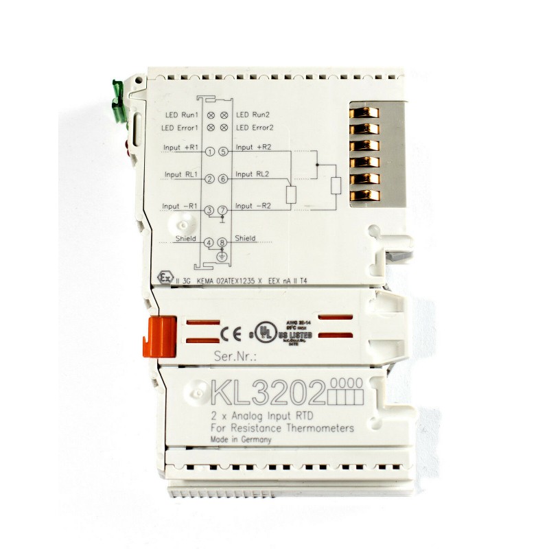 Beckhoff KL3202 2-channel input terminal PT100 (RTD)