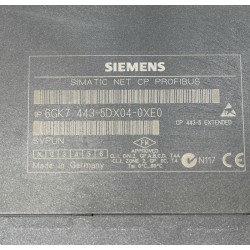 Siemens Simatic S7-400 PROFIBUS CP443 6GK7 443-5DX04-0XE0 6GK74435DX040XE0