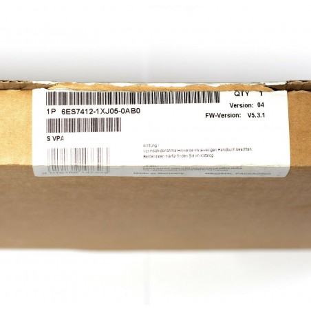 Siemens Simatic S7-400 CPU 412-1 6ES7 412-1XJ05-0AB0 6ES74121XJ050AB0