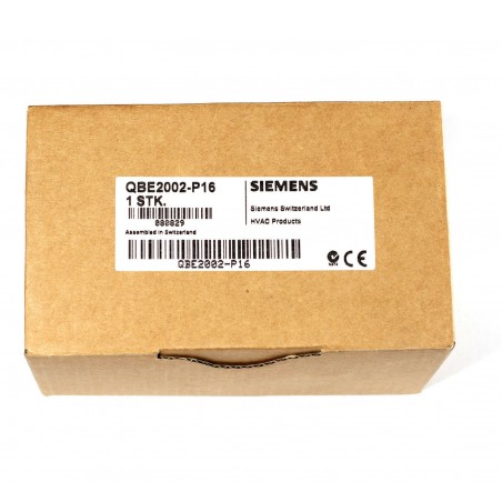 Siemens QBE2002-P16 HVAC Pressure Sensor 0...16bar 0...1.6MPa 0...232.0psi 0…10V