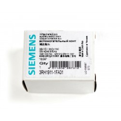 Siemens Auxiliary switch block 31 3 NO + 1 NC 3RH1911-1FA31