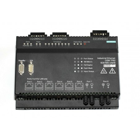 Siemens Simatic NET OSM TP62 Optical Switch Module with two LWL 6GK1105-2AB10