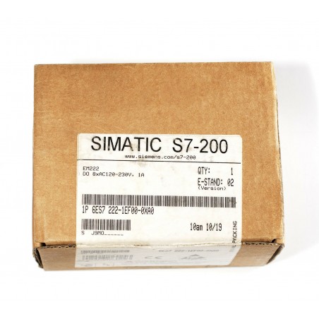 Siemens Simatic S7-200 DIGITAL OUTPUT EM 222 8DQ 24-264 V AC 6ES7 222-1EF00-0XA0