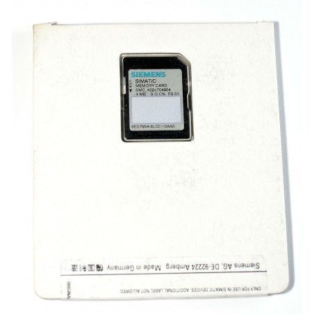 NEW Siemens simatic memory card 4 MB for S7-1200 S7-1500 CPU 6ES7 954-8LC01-0AA0