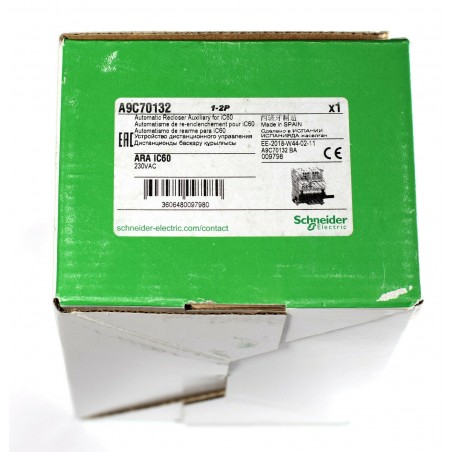 Schneider Electric A9C70132 ARA auto recloser aux for iC60 1P-1PN-2P - 4 Prog