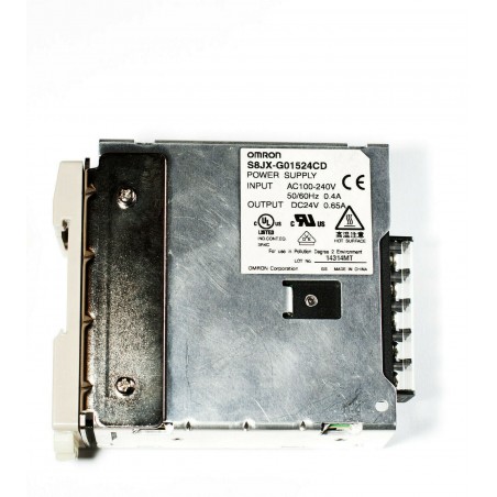 Omron 110-240V AC to 24V 0.65A DC power supply din rail mount S8JX-G01524CD