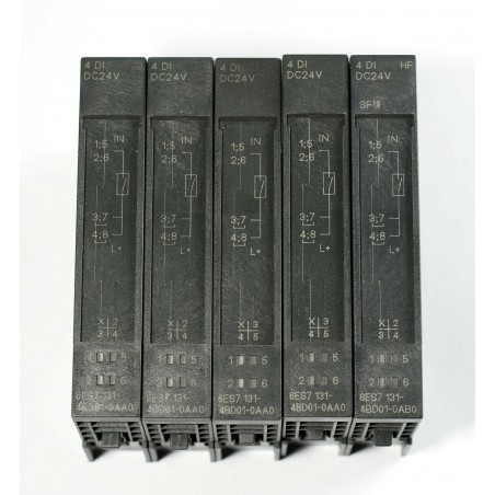 5 pcs Siemens Simatic ET200S 4DI 24V module 6ES7 131-4BD01-0AA0 6ES71314BD010AA0