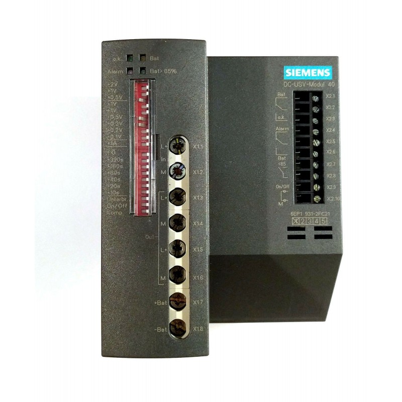 Siemens SITOP Module 24 V DC USV/40 A 6EP1931-2FC21 6EP1 931-2FC21