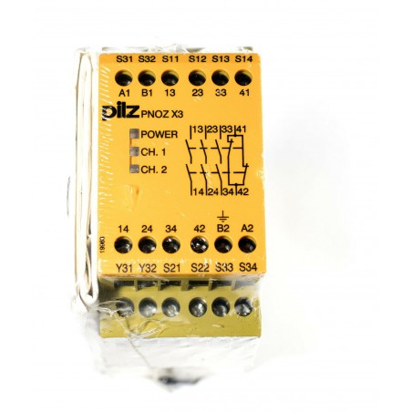 NEW PILZ PNOZ X3 24VAC 24VDC 3n/o 1n/c 1so 774310 safety relay