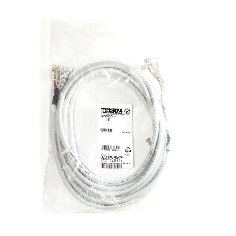 NEW Phoenix Contact cable FLK 20/2FLK14/EZ-DR/300/KONFEK 2300818 for DeltaV
