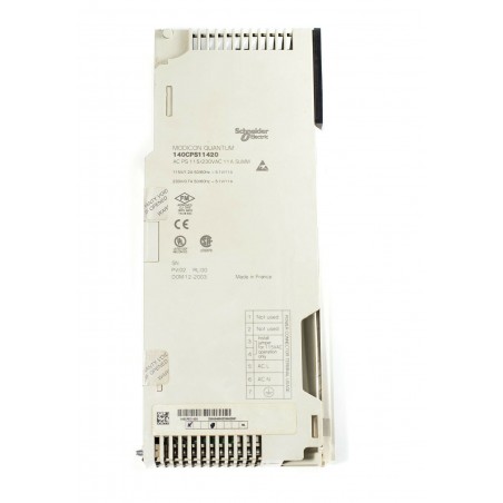 Schneider Electric Quantum PLC power supply 115V/230V 140CPS11420 140 CPS 114 20