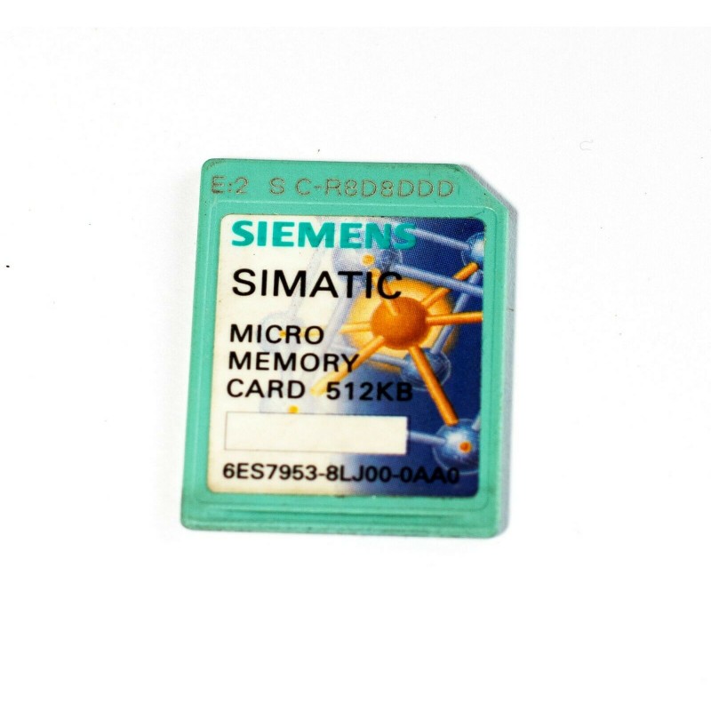 Siemens Simatic micro memory card 512kB 6ES7 953-8LJ00-0AA0 6ES7953-8LJ00-0AA0