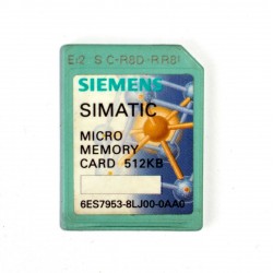 Siemens Simatic micro memory card 512kB 6ES7 953-8LJ00-0AA0 6ES7953-8LJ00-0AA0