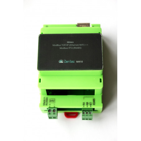 Zentec M410 Modbus rs485 Ethernet WiFi мост шлюз